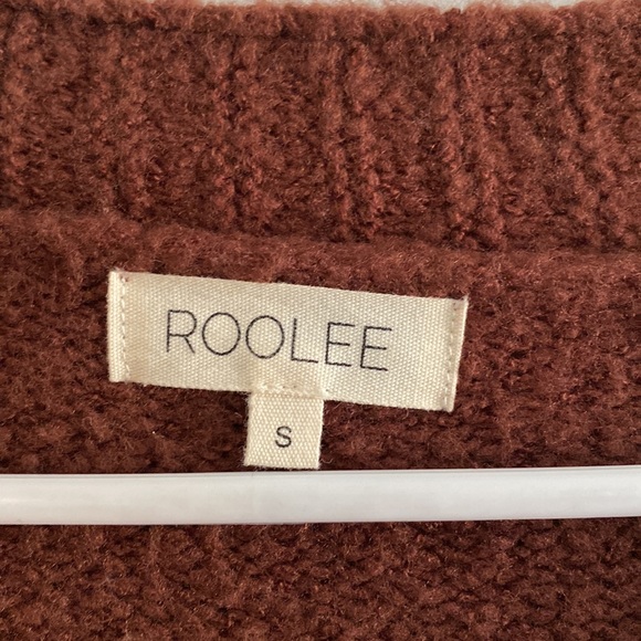 Roolee Brown Open Long Cardigan Size Small - Picture 3 of 8